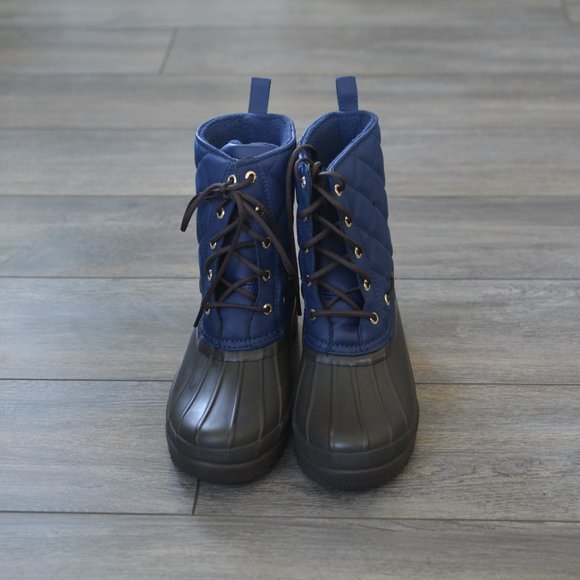 Sperry Brown Blue Duck Boots Size 7 - Picture 2 of 7